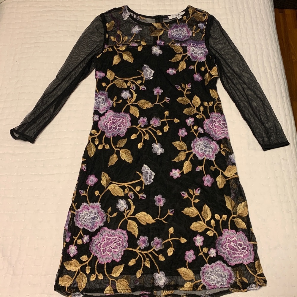 Jack by BB Dakota mesh floral dress
